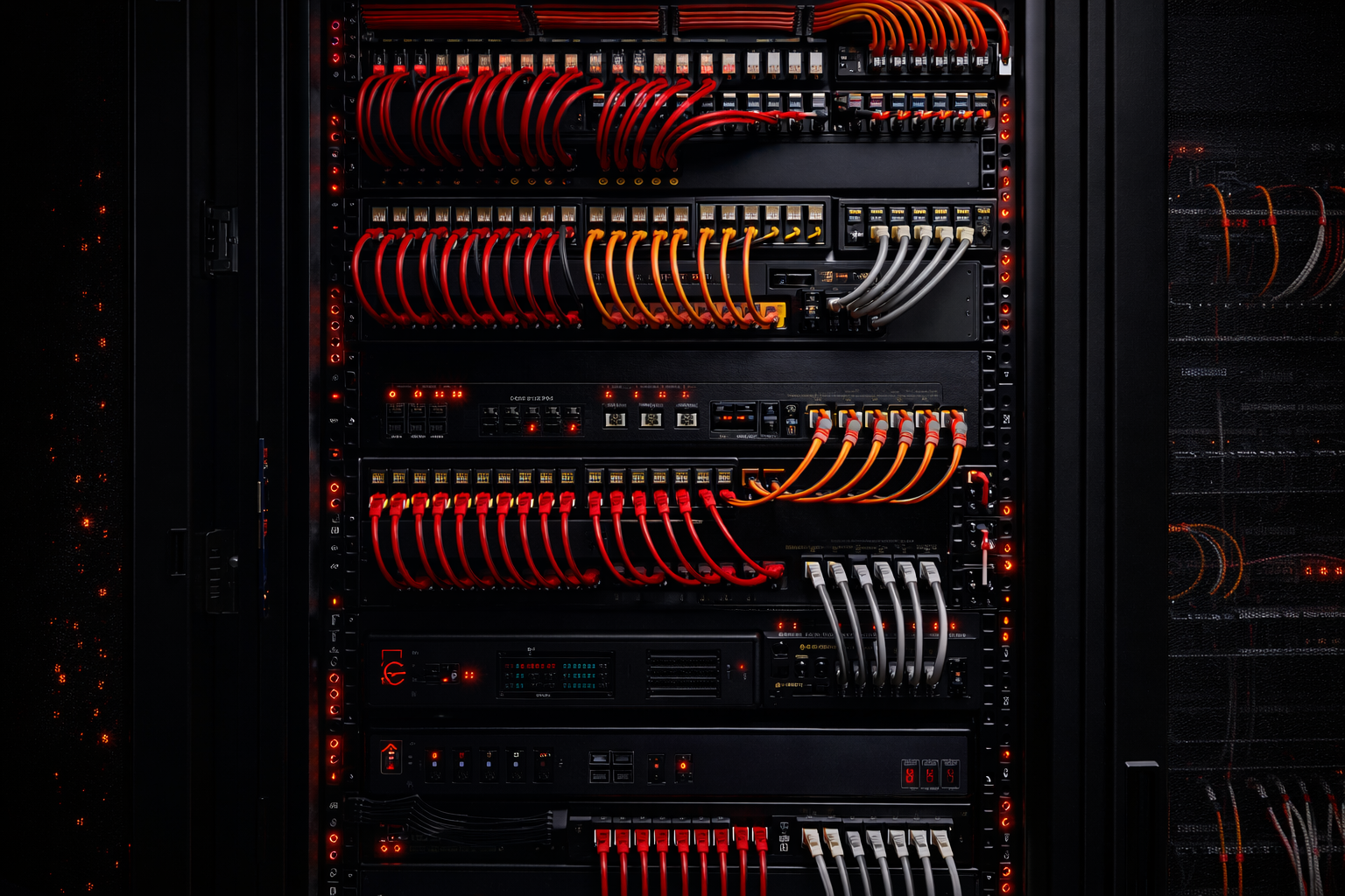 Elavated Solutions server rack infrastructure